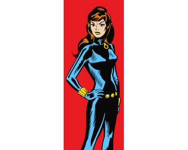 DX2-150 Tapeten Komar Into Wonderland Marvel PowerUp Widow Farbe bunt Vlies Fototapete