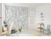 DX5-157 Tapeten Komar Into Wonderland Hide away Bambi Farbe blau Vlies Fototapete