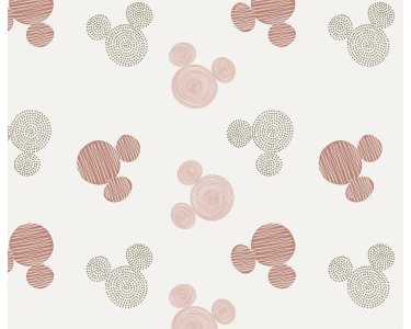 DX6-158 Tapeten Komar Into Wonderland Mickey´s Cuties Farbe pastell Vlies Fototapete