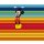DX6-162 Tapeten Komar Into Wonderland Mickey Magic Rainbow Farbe bunt Vlies Fototapete