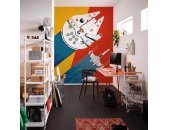 IADX4-093 Tapeten Komar Into Wonderland Star Wars Wingman Back to 70´s  Farbe bunt Vlies Fototapete