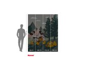 IADX4-102 Tapeten Komar Into Wonderland Mickey & Minnie Embrace Nature Farbe bunt Vlies Fototapete