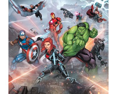 IADX6-074 Tapeten Komar Into Wonderland Avengers Street Revenge Farbe bunt Vlies Fototapete