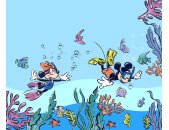 IADX6-105 Tapeten Komar Into Wonderland Mickey &...