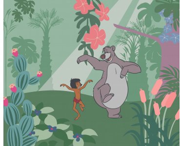 IADX6-106 Tapeten Komar Into Wonderland Jungle Book Just Kidding Farbe bunt Vlies Fototapete