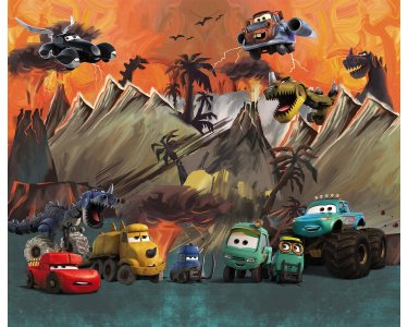 IADX6-110 Tapeten Komar Into Wonderland Cars Carosaurus Farbe bunt Vlies Fototapete