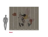 IADX7-047 Tapeten Komar Into Wonderland Minnie Soft Shapes Farbe bunt Vlies Fototapete