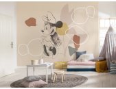 IADX7-047 Tapeten Komar Into Wonderland Minnie Soft Shapes Farbe bunt Vlies Fototapete