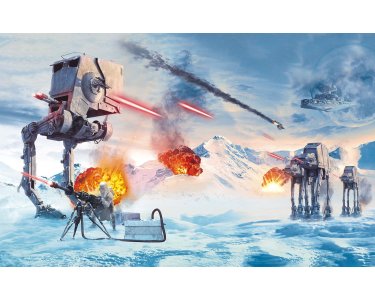 IADX8-118 Tapeten Komar Into Wonderland Star Wars Hoth Showdown Farbe bunt Vlies Fototapete