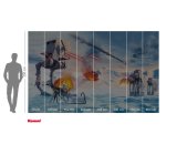 IADX8-118 Tapeten Komar Into Wonderland Star Wars Hoth Showdown Farbe bunt Vlies Fototapete