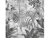 IAX7-0035 Tapeten Komar Into Wonderland Jungle Evolution Farbe schwarz, weiß Vlies Fototapete