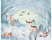IAX7-0038 Tapeten Komar Into Wonderland Animal Sleepover...
