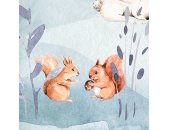 IAX7-0038 Tapeten Komar Into Wonderland Animal Sleepover Farbe bunt Vlies Fototapete