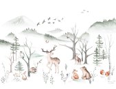 IAX8-0034 Tapeten Komar Into Wonderland Cozy Woods Farbe...