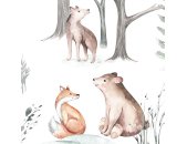 IAX8-0034 Tapeten Komar Into Wonderland Cozy Woods Farbe...
