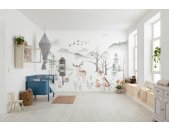 IAX8-0034 Tapeten Komar Into Wonderland Cozy Woods Farbe bunt Vlies Fototapete
