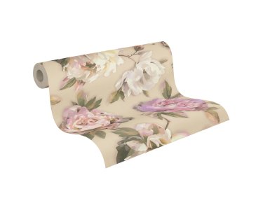 AS 396081 Tapeten A.S Creation Farbe Violett Pink Grün Beige PintWalls II Vliestapete