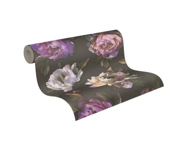 AS 396091 Tapeten A.S Creation Farbe Schwarz Violett Grün Braun PintWalls II Vliestapete
