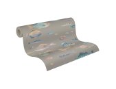 AS 396961 Tapeten A.S Creation Farbe Grau Bunt Blau Gelb...