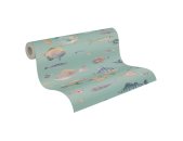 AS 396963 Tapeten A.S Creation Farbe Blau Bunt Violett Gelb PintWalls II Vliestapete