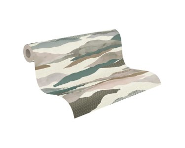 AS 396993 Tapeten A.S Creation Farbe Blau Grau Weiß Braun PintWalls II Vliestapete
