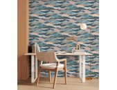 AS 396994 Tapeten A.S Creation Farbe Blau Grün Rosa Braun PintWalls II Vliestapete