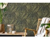 AS 397011 Tapeten A.S Creation Farbe Grün Schwarz Braun  PintWalls II Vliestapete
