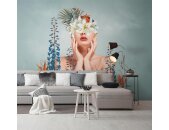 AS 399111 Tapeten A.S Creation Farbe Blau Beige Grün...