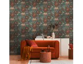 AS 399793 Tapeten A.S Creation Farbe Grün Grau Orange   Michalsky 6 Satintapete