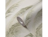 AS 399802 Tapeten A.S Creation Farbe Creme Grün    Michalsky 6 Satintapete