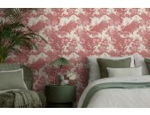 AS 399824 Tapeten A.S Creation Farbe Rot Creme Rosa   Michalsky 6 Satintapete