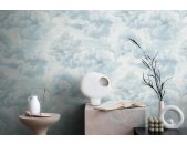 AS 399853 Tapeten A.S Creation Farbe Weiß Blau    Michalsky 6 Satintapete