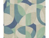 AS 399322 Tapeten A.S Creation Farbe Creme Beige Blau Grün  French Affair   Satintapete