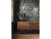 AS 399322 Tapeten A.S Creation Farbe Creme Beige Blau Grün  French Affair   Satintapete
