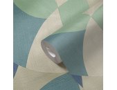 AS 399322 Tapeten A.S Creation Farbe Creme Beige Blau Grün  French Affair   Satintapete