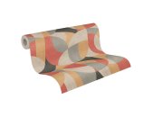 AS 399323 Tapeten A.S Creation Farbe Grau Beige Rot...