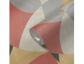 AS 399323 Tapeten A.S Creation Farbe Grau Beige Rot Schwarz  French Affair   Satintapete