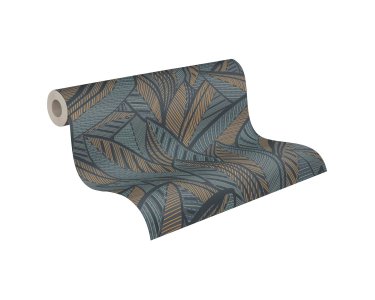 AS 399335 Tapeten A.S Creation Farbe Blau Grün Gelb   French Affair   Profiltapete