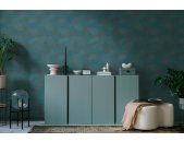 AS 399353 Tapeten A.S Creation Farbe Blau Grün Schwarz   French Affair   Profiltapete