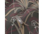 AS 399364 Tapeten A.S Creation Farbe Metallic Schwarz Rot Weiß  French Affair   Profiltapete