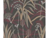 AS 399364 Tapeten A.S Creation Farbe Metallic Schwarz Rot Weiß  French Affair   Profiltapete