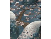 10414-08 Tapeten Erismann Play of light Farbe blau Vinyltapete auf Vlies