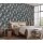 10414-08 Tapeten Erismann Play of light Farbe blau Vinyltapete auf Vlies