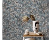 10415-08 Tapeten Erismann Play of light Farbe blau Vinyltapete auf Vlies