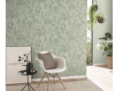 10416-07 Tapeten Erismann Play of light Farbe grün Vinyltapete auf Vlies