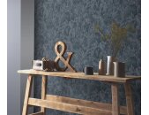 10416-08 Tapeten Erismann Play of light Farbe blau Vinyltapete auf Vlies