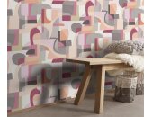 10432-06 Tapeten Erismann Gentle Farbe violett Vinyltapete auf Vlies