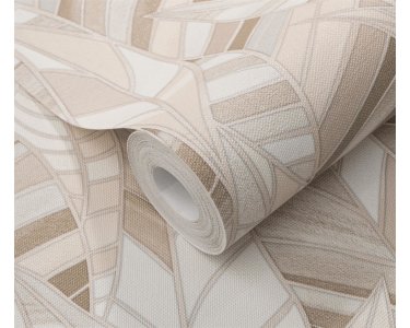 10446-02 Tapeten Erismann Elle Decoration 4 Farbe beige Vinyltapete auf Vlies