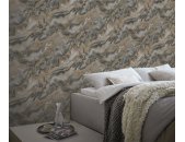 10447-37 Tapeten Erismann Elle Decoration 4 Farbe taupe Vinyltapete auf Vlies