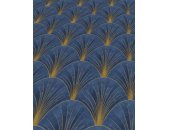 10451-08 Tapeten Erismann Elle Decoration 4 Farbe blau Vinyltapete auf Vlies